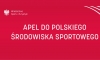 Apel do polskiego środowiska sportowego